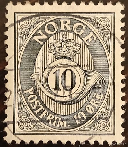 Норвегия 1962. Стандарт. Почтовый рожок