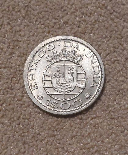 Индия Португальская 1 эскудо 1959 UNC