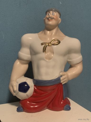 Скульптура, статуэтка, фигурка Казаки. Тур. Силач. Коростень.