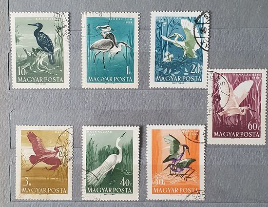 Венгрия журавли 7шт