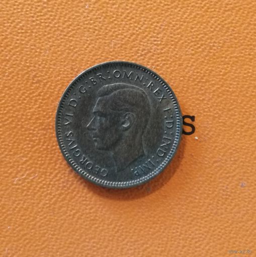 Великобритания 1 фартинг, 1945 г, KM# 843