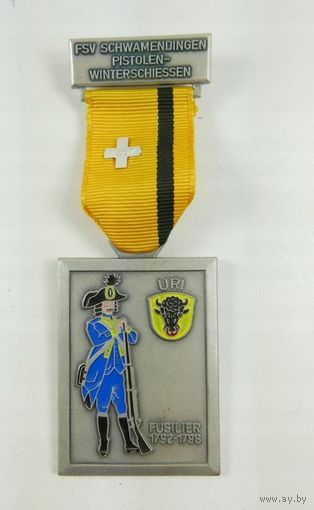 Швейцария, Памятная медаль 1987 год.