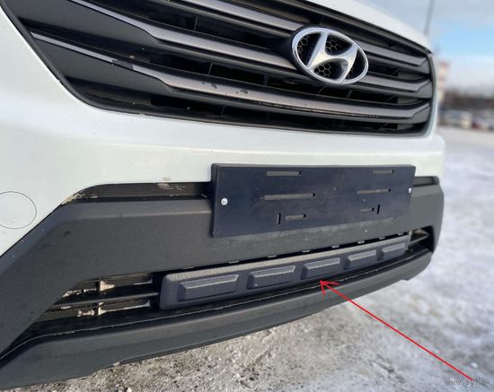 Заглушка переднего бампера Хендай Крета (Hyundai Creta)