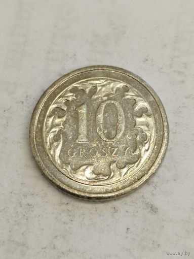 Польша 10 грошей 2016