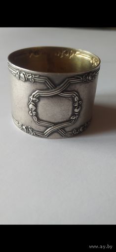 Салфетница кольцо для салфеток, серебро, 49 гр.