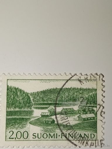 Финляндия 1964. Природа.Ландшафт. Гашеная марка.