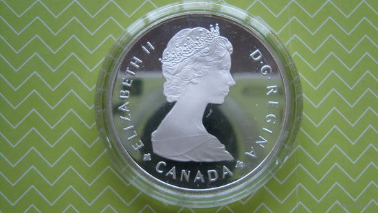 Доллар 1885-1985 г. Серебро с рубля