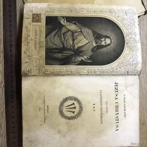 O nasladawaniu Jezusa Chrystusa. 1854r.