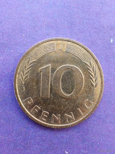 Германия ФРГ 10 пфеннигов 1994 J