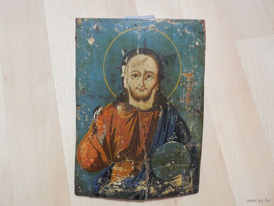 Старинная икона. Господь Вседержитель.