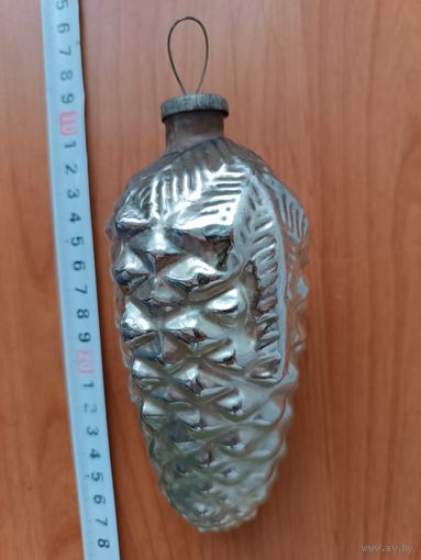 Елочная игрушка большая шишка