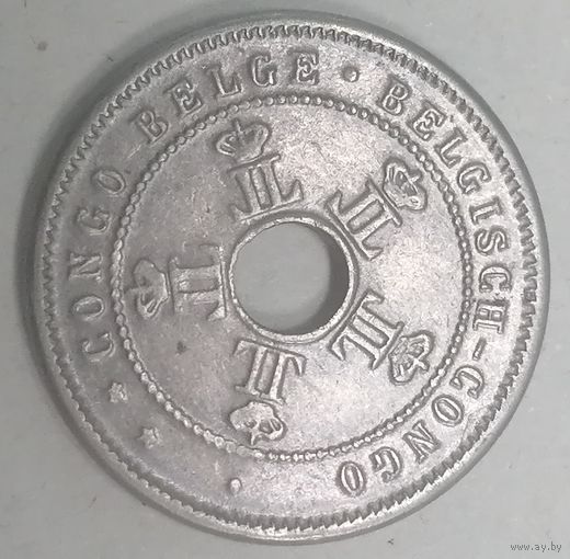 А4.9 Бельгийское Конго 5с 1909