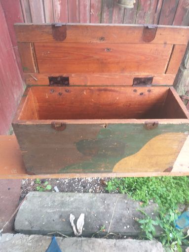 Ящик военный немецкий, трофеи