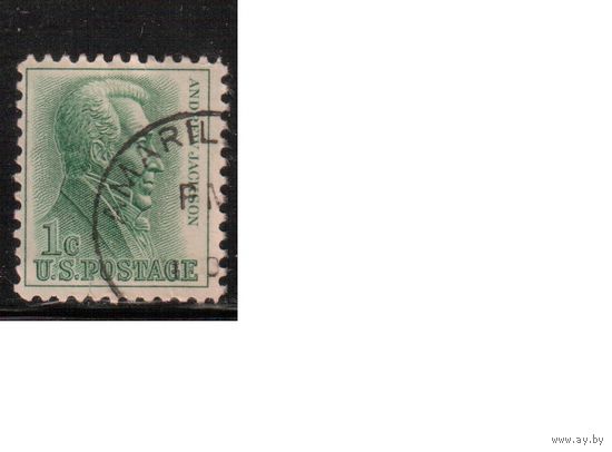 США-1961, (Мих.816) , гаш. ,Стандарт, Личности, Президенты, Джексон