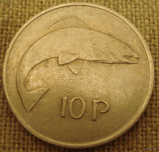 10 пенсов 1975 Ирландия