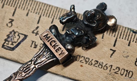 DISNEYLAND Микки Маус детская ложка metal Argente