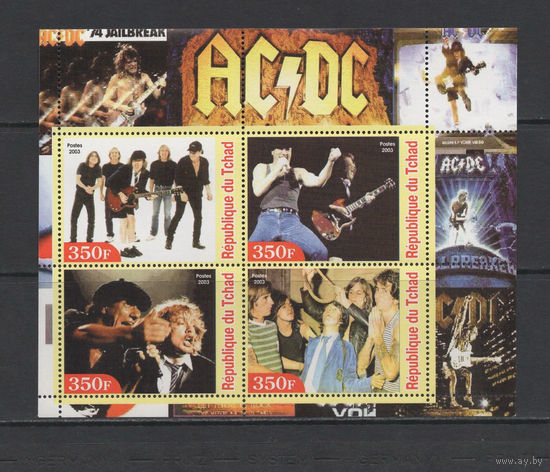 Чад 2003** Музыка, Австралийская рок-группа AC/DC, пионеры хард-рока и хеви-метала
