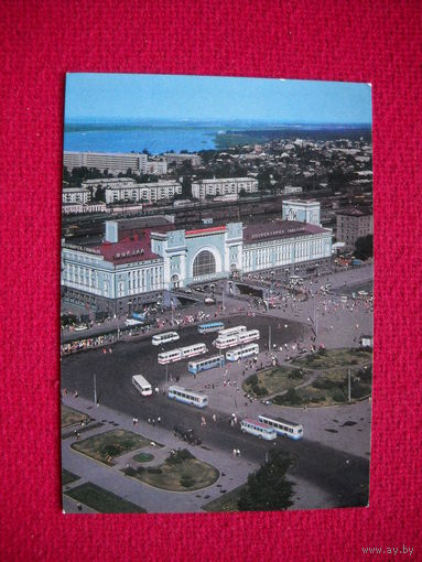 Новосибирск. Железнодорожный вокзал. Чистая. 1977 г.