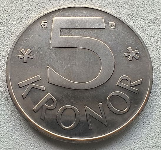 Швеция 5 крон, 1987  3-11-14