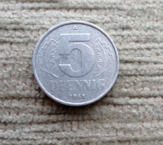 Werty71 Германия ГДР 5 пфеннигов 1968 А