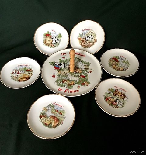 Сервиз для сыра, сырница Франция.