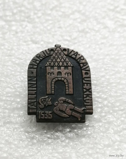 Таллин. Эстония. Tallinn Harju Varav Uexkull 1535 год. Тяжелый #2280-CP36