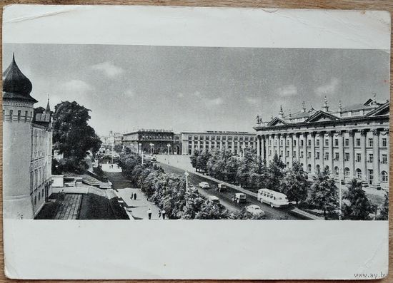 Минск. Ленинский проспект. 1969. г. Подписана