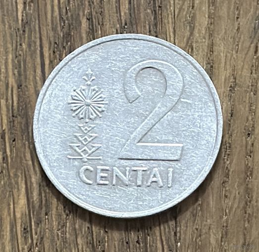 Литва 2 Цента 1991г.