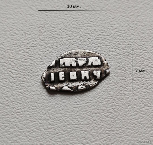 Чешуя / Копейка 1701 г., Пётр I, КГ 1674, Старый денежный двор. Лот че-4,3