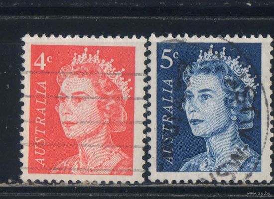 Австралия 1966-7 EII Стандарт #361A,391A