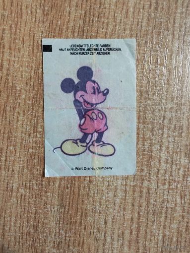 Вкладыши от жвачки Дональд Дак - Микки Маус -Mickey Mouse - Walt Disney Company Donald Duck bubble gum