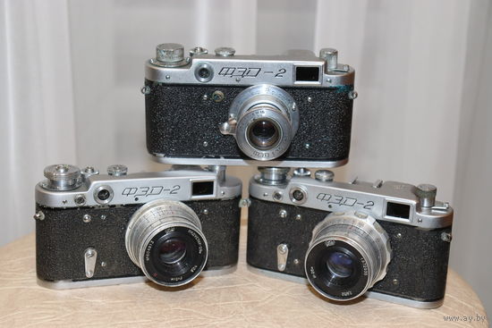Фотоаппарат ФЭД-2, 3 штуки одним лотом