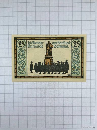 Нотгельд 25 пфеннигов Германия Йена-0501