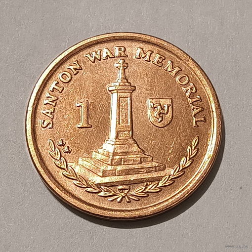 1 Пенни 2008 (Остров Мэн) Елизавета II