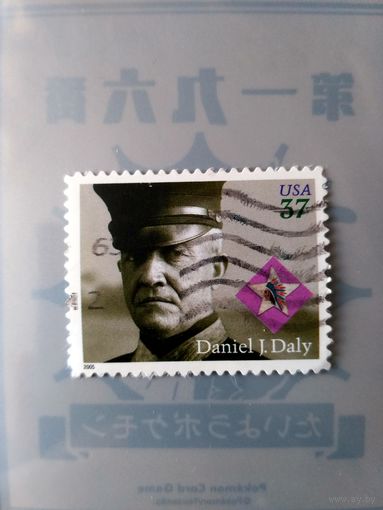 США. Дэниел Дейли (1873-1937), морской пехотинец. Из серии. 2005 (5)