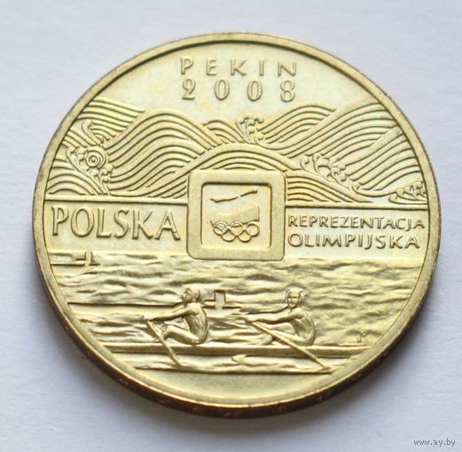 Польша 2 злотых 2008 год. " XXIX летние Олимпийские игры, Пекин 2008 "