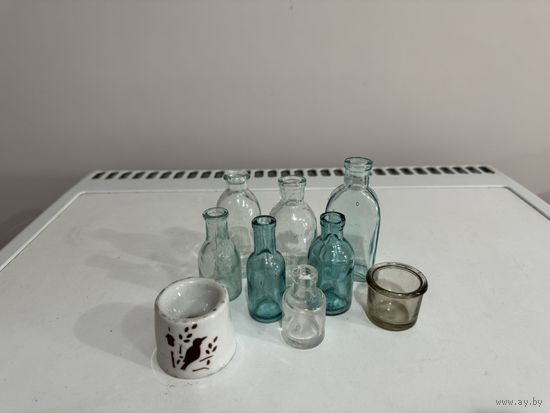 Набор бутылочек + чернилица.