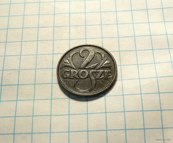 2 гроша 1928 Речь Посполита