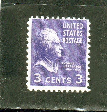 США.Ми-414. Томас Джефферсон. Серия: Президентский вопрос.1938.