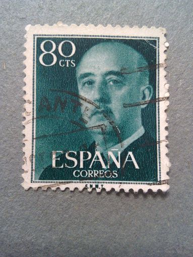 Испания. Франко. 1955г. гашеная