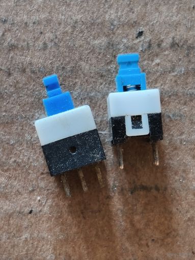 Переключатель, кнопка нажимная, без фиксации, монтаж на плату