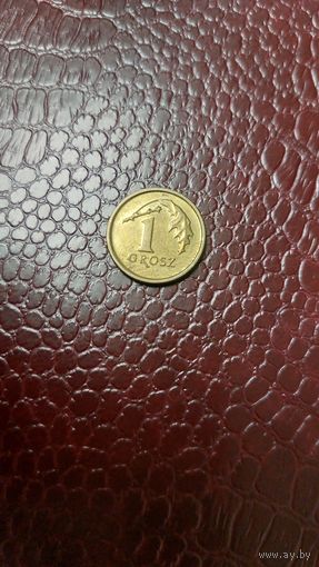 Монета 1 грош 2016г. Польша. Неплохая!