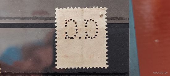 РАСПРОДАЖА ФРАНЦИЯ 1923г. ПЕРФИН. Гаш.