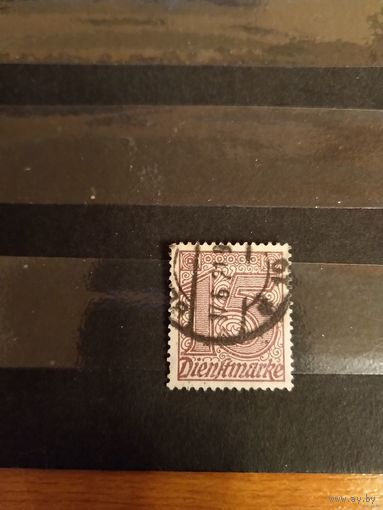 1920 Германия Рейх служебные Мих 25 оценка 2 евро (3-9)