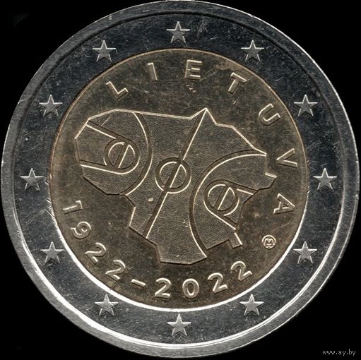 Литва 2 евро 2022 г. "100 лет баскетболу в Литве" UC#113 (17-47)