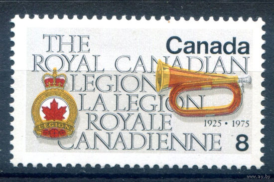Канада - 1975г. - 50 лет королевскому канадскому легиону - 1 марка - полная серия, MH [Mi 616]. #3-WB-86-A-2
