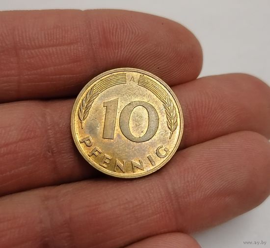 10 пфеннигов 1993г (А). Германия.
