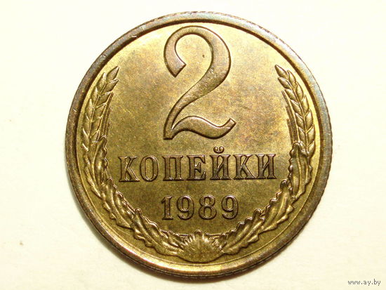 2 копейки 1989 UNC