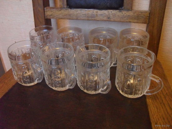 Бокалы. Дятьковский хрустальный завод. СССР.Цена за один.