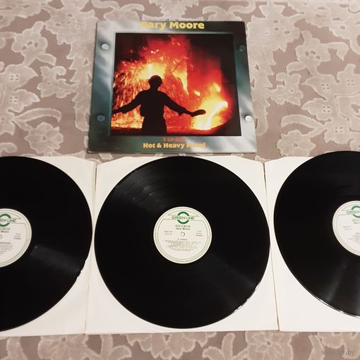 GARY MOORE - 1988 - HOT & HEAVY METAL ( ITALY) 3LP